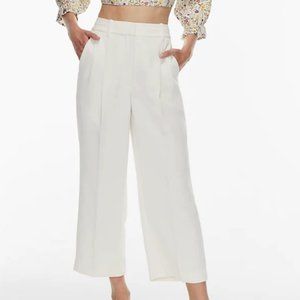 NWT Aritzia Wilfred Effortless Pants / size 00 / light birch